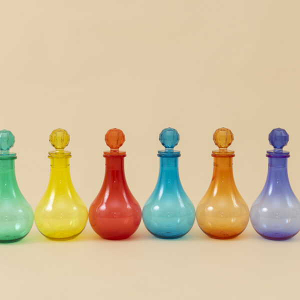 Plastic Coloured Potion Play Bottles